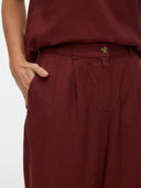 Pantalone a palazzo wide misto lino Mymilo Vero Moda
