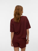 Camicia manica corta misto lino Mymilo Vero Moda