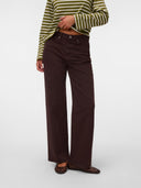 Jeans a palazzo cioccolato TESSA WIDE  Vero Moda