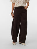 Pantalone in vellutto barrel KAITLIN Vero Moda