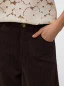 Pantalone in vellutto barrel KAITLIN Vero Moda
