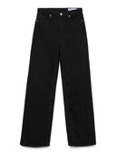 Jeans a palazzo nero Tessa Wide Vero Moda