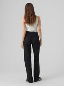 Jeans a palazzo nero Tessa Wide Vero Moda
