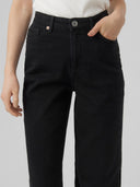 Jeans a palazzo nero Tessa Wide Vero Moda