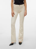 Jeans a zampa flash flare Ecru Vero Moda