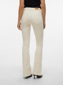 Jeans a zampa flash flare Ecru Vero Moda