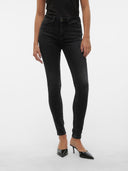 Jeans skinny nero sfumato LI111 Flash Vero Moda