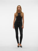 Jeans skinny nero sfumato LI111 Flash Vero Moda