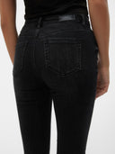 Jeans skinny nero sfumato LI111 Flash Vero Moda