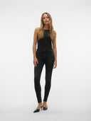 Jeans skinny nero sfumato LI111 Flash Vero Moda
