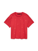 T-shirt con ricamo Sola Vero Moda