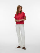 T-shirt con ricamo Sola Vero Moda