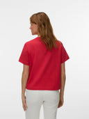 T-shirt con ricamo Sola Vero Moda