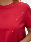 T-shirt con ricamo Sola Vero Moda