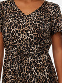Vestito leopardato viscosa Easy Vero Moda