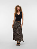Gonna leopardata viscosa easy Vero Moda