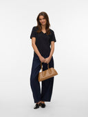T-shirt a v basica paulina Vero Moda