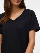 T-shirt a v basica paulina Vero Moda