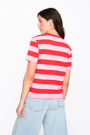 T-shirt a righe con fiore 3d 12481 24Colours