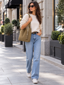 Borsa maxi scomoscia in vera pelle arianna Collin's