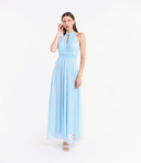 Vestito in tulle scollo americano 3590