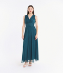 Vestito in tulle spalla larga 3584