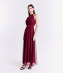 Vestito in tulle scollo americano 3590