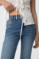 Jeans a zampa cropped MEGAN_59 TIFFOSI