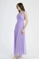 Vestito in tulle spalla larga 3584