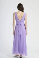 Vestito in tulle spalla larga 3584