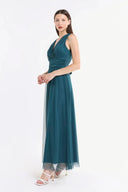 Vestito in tulle spalla larga 3584