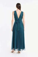 Vestito in tulle spalla larga 3584