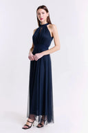 Vestito in tulle scollo americano 3590