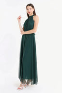 Vestito in tulle scollo americano 3590