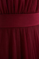 Vestito in tulle scollo americano 3590
