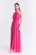 Vestito monospalla in tulle Collin’s