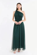 Vestito monospalla in tulle Collin’s