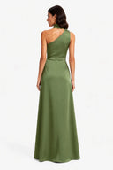 Vestito in raso monospalla 8017 Collin's