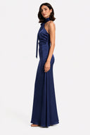 Vestito in raso monospalla 8017 Collin's