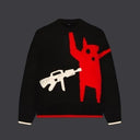 Maglione Boxy Who's Evil?  Dolly Noire