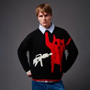 Maglione Boxy Who's Evil?  Dolly Noire