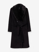 Cappotto con pelliccia nel collo Katrin_1 - TIFFOSI