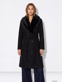 Cappotto con pelliccia nel collo Katrin_1 - TIFFOSI