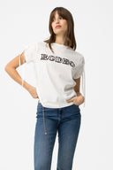 T-shirt con stampa judi Tiffosi