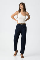 Pantaloni con cintura cinos Pepper Tiffosi