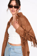 Giacca camicia con frange 90526 24Colours